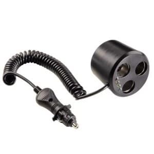 Hama 12V 3 Way Car Lighter Socket