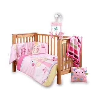 Clair de Lune Lottie and Squeek 2 piece Cot/Cot Bed Set