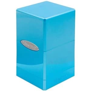 Ultra Pro Hi-gloss Satin Tower Deck Box - Topaz