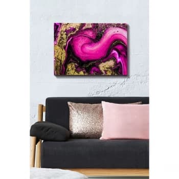 Kanvas Tablo (50 x 70) - 58 Multicolor Decorative Canvas Painting