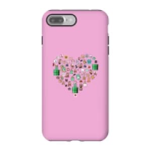Pixel Sprites Heart Phone Case - iPhone 7 Plus - Tough Case - Gloss