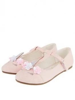 Monsoon Girls Lola Unicorn Ballerina - Pale Pink