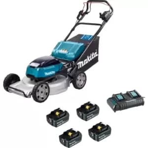 Makita DLM533PT4 530mm Cordless Brushless Lawnmower