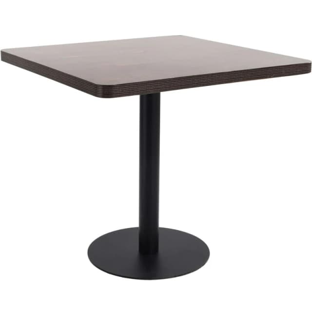 VIDAXL Vidaxl - Bistro Table Dark Brown 80X80cm mdf 286434