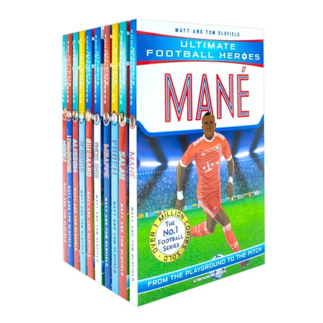 Ultimate Football Heroes Series 10 Book Collection Matt And Tom Oldfield Mane Salah Foden Mbappe Matt & Tom Oldfield Books