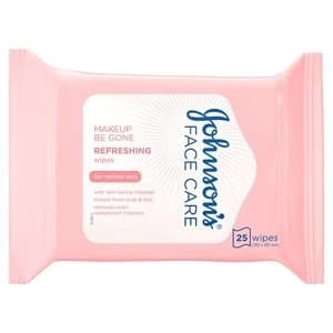 Johnsons Make Up Be Gone Refreshing Wipes x25