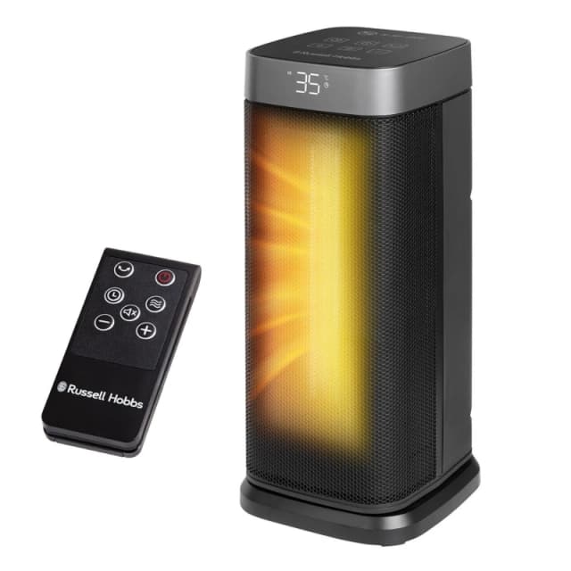 Russell Hobbs 2Kw ceramic heater silver Silver QC42301