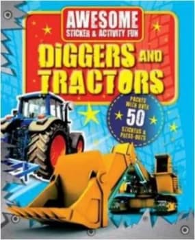 Awesome Fun Tractors and Diggers Paperback