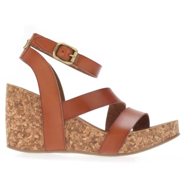 Blowfish Malibu Hecta Wedge Sandals - Brown Brown 4