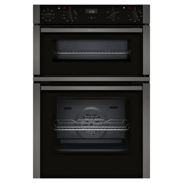 NEFF N50 U1ACE2AG3B Built In Electric Double Oven - Graphite - A/B Rated