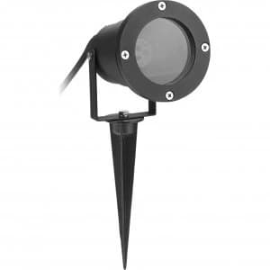 Byron Black Outdoor Ground Spike Spot Light