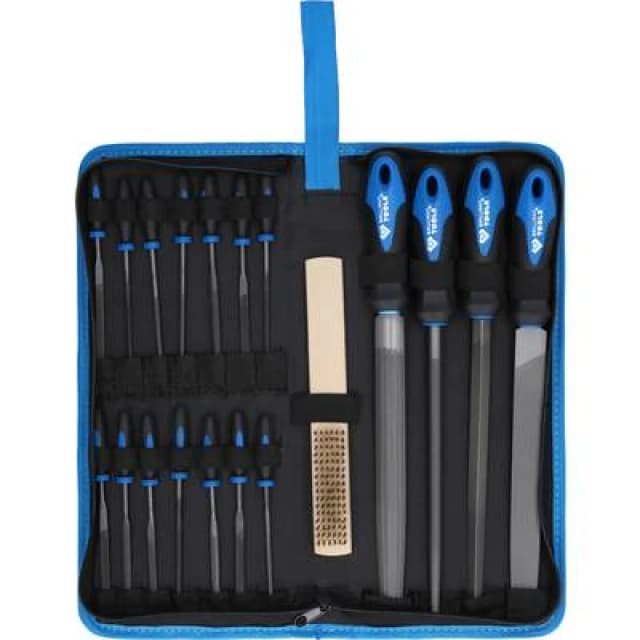 BRILLIANT TOOLS Brilliant Tools BT103030 File set with file brush, 19-pce BT103030