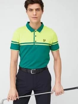 Lyle & Scott Golf Croft Polo - Teal/Green
