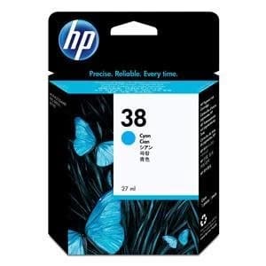 HP 38 Cyan Inkjet Cartridge