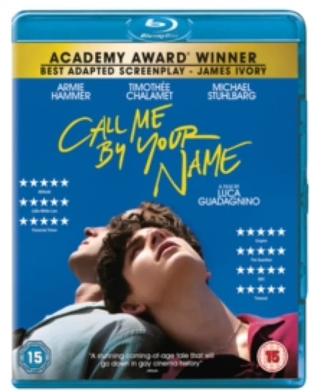 Call Me By Your Name Bluray 5050629018912