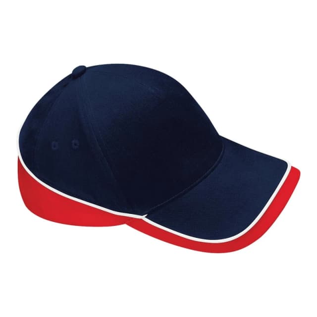 Beechfield Beechfield Men Teamwear Competition Cap in Mid Navy Mid Navy One Size Male 5063425297634