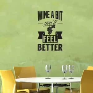 YS-30 Black Decorative Wall Sticker