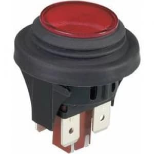 Pushbutton switch 250 V AC 16 A 2 x OnOff interBaer