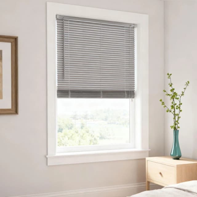 LIFE IDEAS 2pcs PVC Venetian Blinds Grey unisex 105x150cm