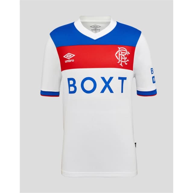 Umbro Rangers Away 2025 2026 Juniors White/Blue male 7-8 (S)