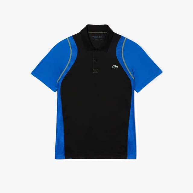 Lacoste Tennis Recycled Polyester Polo Shirt - Black M