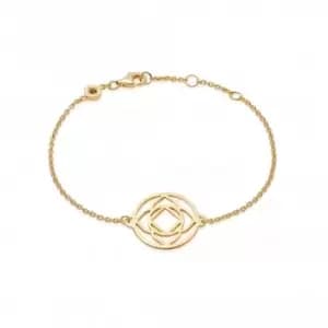 Base Chakra Chain 18ct Gold Plated Bracelet CHKBR1001