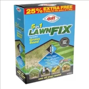 Doff 5 in 1 Lawn Fix + Grass Seed 2.25kg