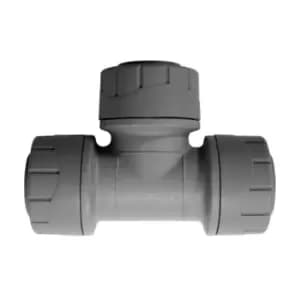 Polypipe PolyPlumb Equal Tee Grey 15mm - PB215 - 970622