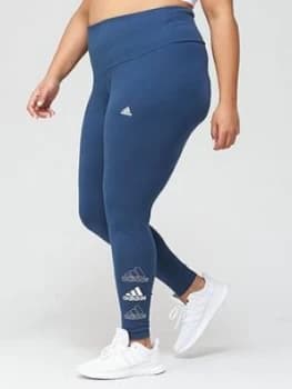 Adidas Plus Stacked Tight - Navy
