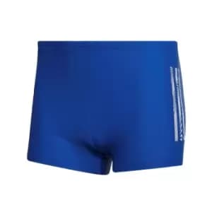 adidas Mid 3-Stripes Swim Boxers Mens - Blue