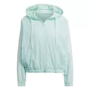 adidas Essentials Repeat Logo Loose Fit Windbreaker Women - Ice Mint / Ice Mint