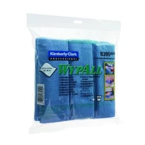 Wypall Microfibre Blue Cloths 4 Pack
