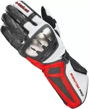Held Phantom Pro Motorcycle Gloves, black-white-red, Size 3XL, black-white-red, Size 3XL