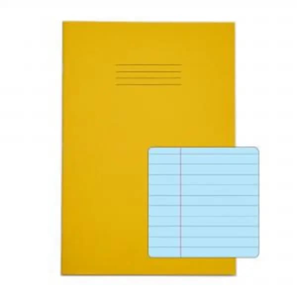 Rhino A4 Special Exercise Book 48 Page Ruled F8M Yellow with Tinted EXR14552VC