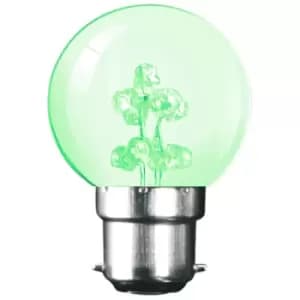 Kosnic 1W Startree LED BC/B22 Golf Ball Green - KSTR01GLF/B22-Green