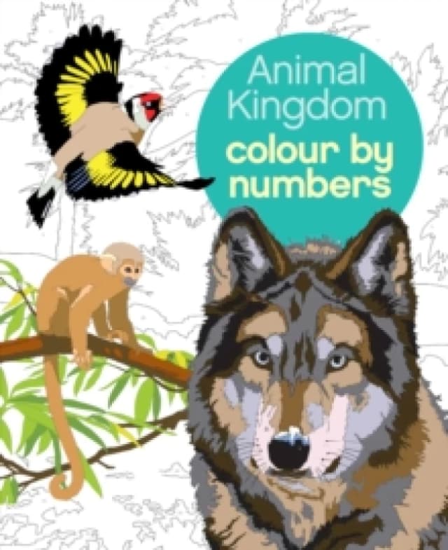 Colour by Number Animal Kingdom Paperback