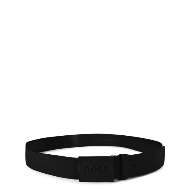 Boss Mens Icon Belt, High Quality Leather Black 001 male 42R (110cm)