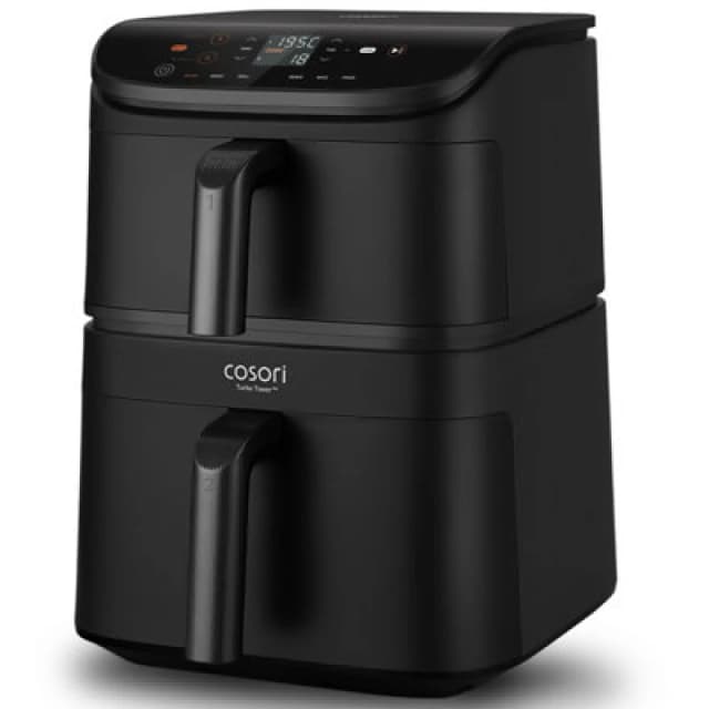 COSORI Turbo Tower Dual Air Fryer - Black 810123677535