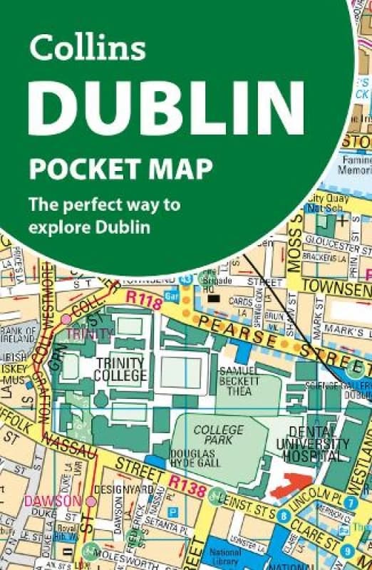 Dublin Pocket Map. By Collins Maps Books