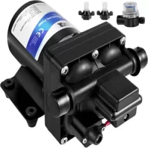 VEVOR Fresh Water Pump, 12 V Self Priming Sprayer Pump, 3 GPM RV Water Pump, with Pressure Switch 45 PSI Self Priming Water Pump, Detachable Strainer