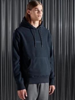 Superdry Polar Fleece Hoodie, Navy Size M Men