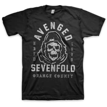Avenged Sevenfold - So Grim Orange County Unisex X-Large T-Shirt - Black