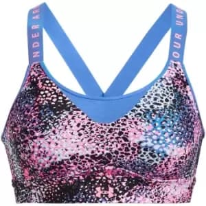 Under Armour Infinity Print Bra Womens - Pink