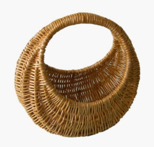 Red Hamper C014 Wicker Shopping Basket Gondola Basket Small