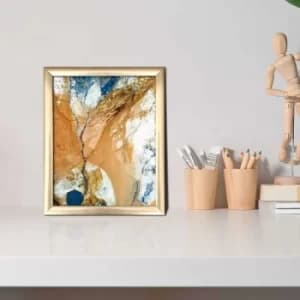 ACT-042 Multicolor Decorative Framed MDF Painting
