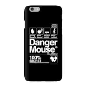 Danger Mouse 100% Secret Phone Case for iPhone and Android - iPhone 6 - Snap Case - Gloss