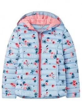 Joules Girls Kinnaird Posey Padded Coat - Blue