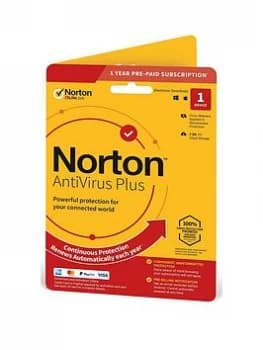 Norton Norton Antivirus Plus 2GB In 1 User 1 Device 12Mo Std Ret Enr Card Dvdslv