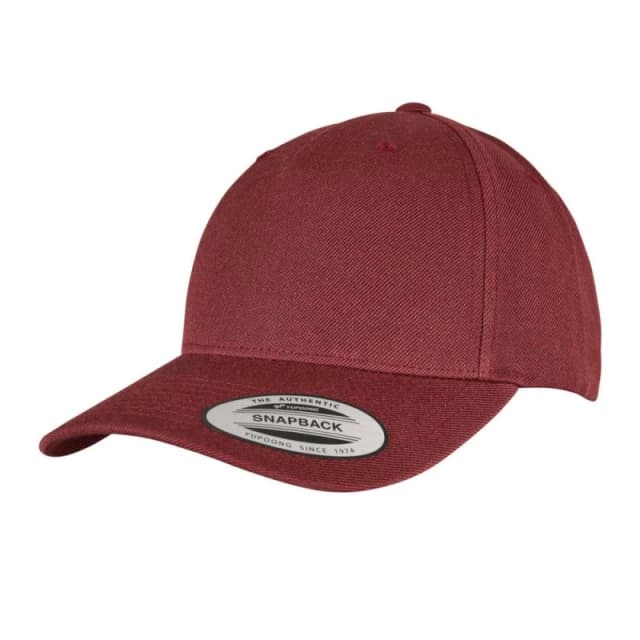 Flexfit Mens YP Classics Premium Cap in Maroon Maroon Male One Size