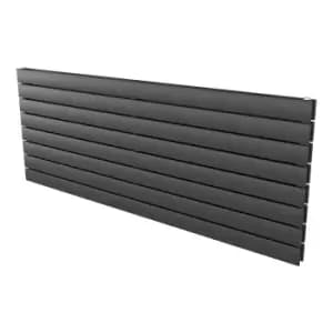Thames Duplex Horizontal Designer Radiator 595x1500 Anthracite